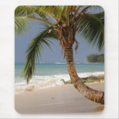exotische Palme auf Strand Mousepad (Vorne)