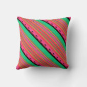 Exotische Palmen diagonal Kissen (Rückseite)