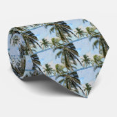 Exotische Palmen Krawatte (Gerollt)