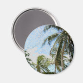 Exotische Palmen Magnet (Vorderseite/Rückseite)