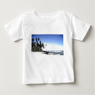 Exotische Palmen & Paradise Strand Baby T-shirt