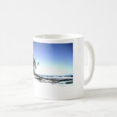 Exotische Palmen & Paradise Strand Kaffeetasse (VorderseiteRechts)