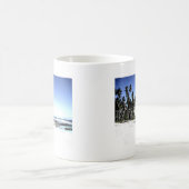 Exotische Palmen & Paradise Strand Kaffeetasse (Mittel)