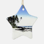 Exotische Palmen & Paradise Strand Keramikornament (Rechts)