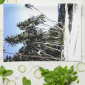 Exotische Palmen & Paradise Strand Küchentuch (Gefaltet)