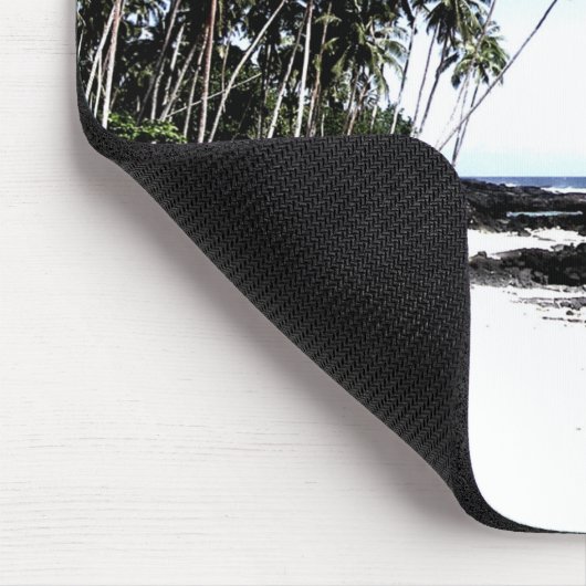 Exotische Palmen & Paradise Strand Mousepad (Ecke)