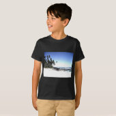 Exotische Palmen & Paradise Strand T-Shirt (Vorne ganz)