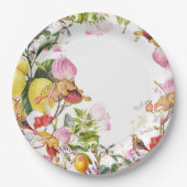 Exotische Papierplatte Pappteller (Vorderseite)