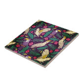 Exotische Paradiesvögel Fliese (Seite)