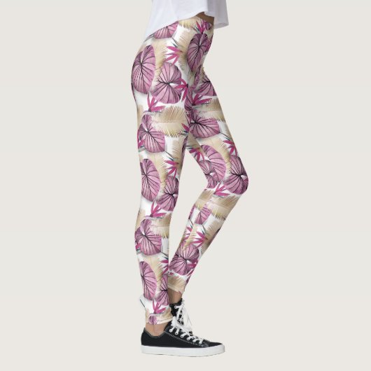 Exotische Pflanze Leggings (Rechts)