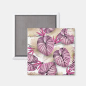 Exotische Pflanze Magnet (Vorderseite/Rückseite)