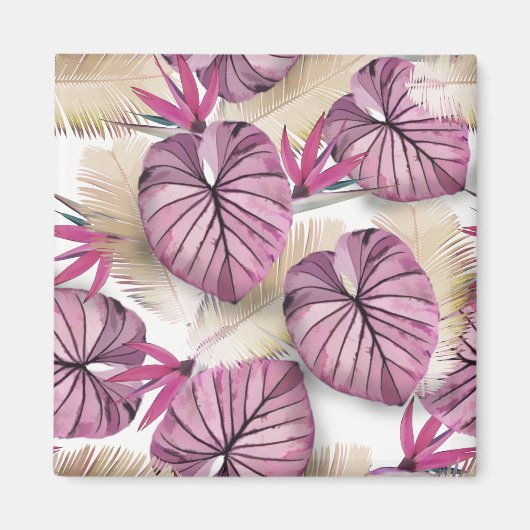 Exotische Pflanze Magnet (Vorne)