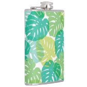 Exotische Pflanze: Tropical Monstera Flachmann (Rechts)