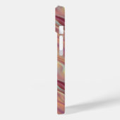 Exotische Plumeria Wavy Textur Case-Mate iPhone Hülle (Rückseite / Links)