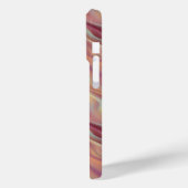 Exotische Plumeria Wavy Textur Case-Mate iPhone Hülle (Rückseite / Links)