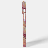 Exotische Plumeria Wavy Textur Case-Mate iPhone Hülle (Rückseite / Links)