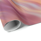 Exotische Plumeria Wavy Textur Geschenkpapier (Rolleneckpunkt)