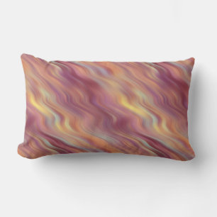 Exotische Plumeria Wavy Textur Lendenkissen
