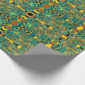 exotische Rebe oder Sari wie Entwurf sieht wie Geschenkpapier (Ecke)