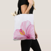 Exotische rosa Blume Tasche (Von Nahem)