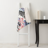 Exotische rosa Flamingo, Zebra im Hintergrund Somm Sherpadecke (Beispiel)