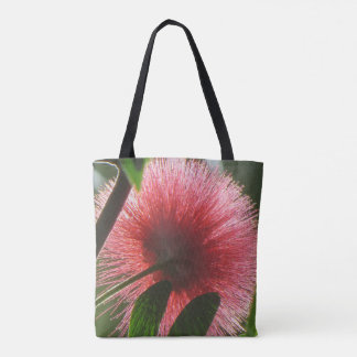 exotische rote Blume, Makro-Foto - Tasche
