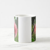 exotische rote Blume, Makro-Foto - Tee-Kaffee-Tass Kaffeetasse (Mittel)