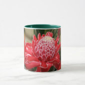 Exotische rote Fackelingwer-Blumenschale! Tasse (Zentrum)