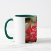 Exotische rote Fackelingwer-Blumenschale! Tasse (Links)
