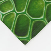 Exotische Schlangenhaut Hintergrund Fleecedecke (Ecke)