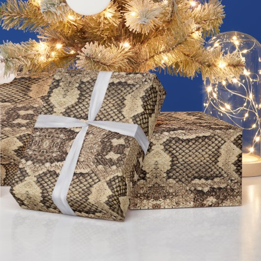 Exotische Schlangenhautmuster Geschenkpapier (Feiertage)