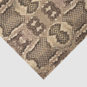 Exotische Schlangenhautmuster Seidenpapier (Detail)