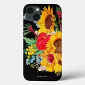 Exotische Sommer-tropische Wildblumen Case-Mate iPhone Hülle (Rückseite)