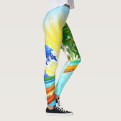 Exotische Sommerferien Leggings (Rechts)