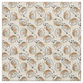 Exotische Tiere neutraler Ton Stoff (Muster)