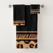 Exotische Tierleoparden Badhandtuch Set (Insitu)