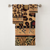 Exotische Tierleoparden Badhandtuch Set (Insitu)