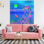 Exotische Träume Leinwanddruck (Insitu (Wohnzimmer))