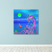 Exotische Träume Leinwanddruck (Insitu (Holzboden))