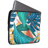 exotische tropische Blätter aus Palmen Laptopschutzhülle (Vorne Rechts)