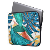 exotische tropische Blätter aus Palmen Laptopschutzhülle (Vorderseite Links)