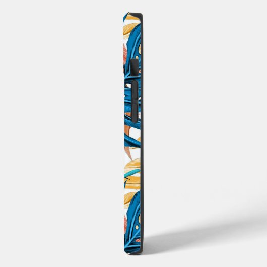 Exotische tropische Blätter Case-Mate iPhone Hülle (Rückseite / Links)