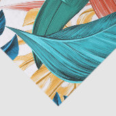 Exotische tropische Blätter drucken Seidenpapier (Ausschnitt)