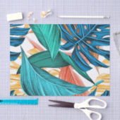 Exotische tropische Blätter drucken Seidenpapier (Handwerk)