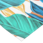 Exotische tropische Blätter Tischdecke (Schrägansicht)