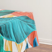 Exotische tropische Blätter Tischdecke (Beispiel)