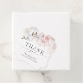 Exotische tropische Blume Hochzeit Danke Geschenkanhänger (Beispiel)