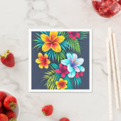Exotische tropische Blume Serviette (Beispiel)