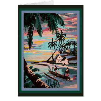 Exotische tropische Farbe-durch-Zahl Nostalgie!