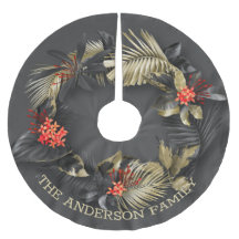 Exotische tropische Folien in Gold und Schwarz